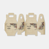 ヴィンテージ オーナメント フラワー バースデー サンクス フェイバーボックス (折り畳みなし)