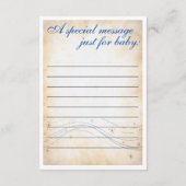 ヴィンテージ・オーバー・ザ・ムーン・ブックスベビー エンクロージャーカード (裏面)