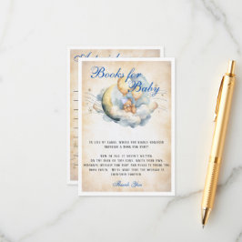 ヴィンテージ・オーバー・ザ・ムーン・ブックスベビー エンクロージャーカード