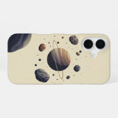 ヴィンテージ・オービタル・ストーンズ iPhone 16ケース (裏面横)