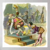 ヴィンテージ オールド キング コール ナーセリーライム 詩 歌 ポスター (正面)