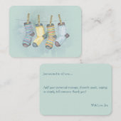 ヴィンテージ オールド ファッション クリスマス ストッキング ノート カード (正面/裏面)