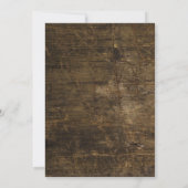 ヴィンテージ オールド ペーパー 招待状 (裏面)