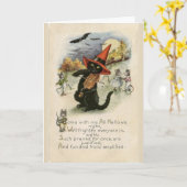 ヴィンテージ – オールハロウの夜。 カード (黄色い花)