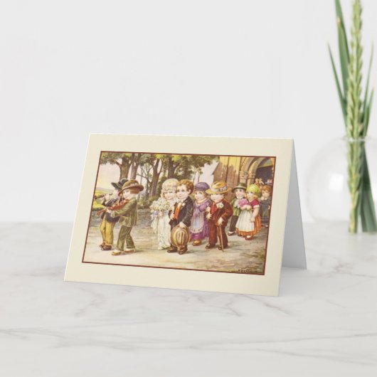 ヴィンテージ・オール結婚ド・ワールド・グリーティング・カード カード (正面)