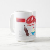 ヴィンテージ オール アメリカン ダイナー コーヒーマグカップ (正面左)