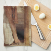 「ヴィンテージ-カイロエジプトオスマン帝国コーヒーベアラー」 キッチンタオル (四つ折り)