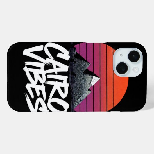 ヴィンテージ カイロ ヴァイブス | 永遠のエジプト スタイル Case-Mate iPhoneケース (裏面 (横))