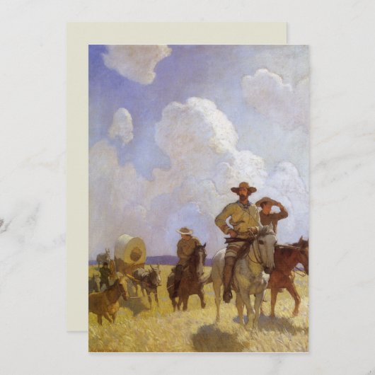 ヴィンテージ カウボーイズ、NC ワイエスによるパークマン・オートフィット (正面/裏面)