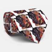 ヴィンテージ、カウボーイ、馬に音楽を歌う ネクタイ (ロール)