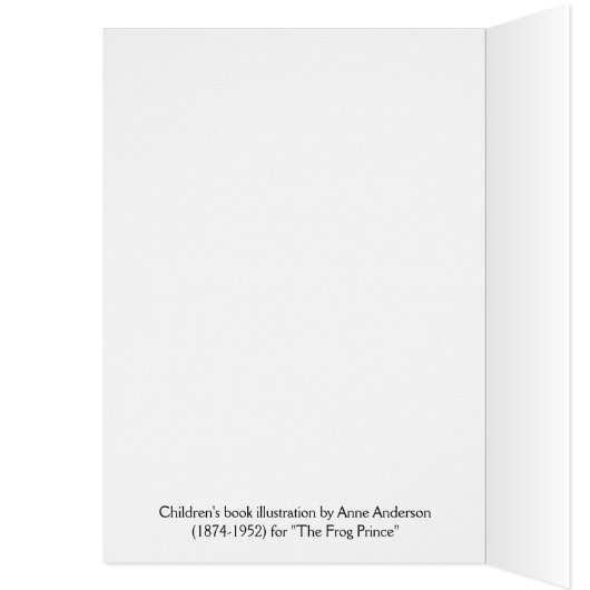 ヴィンテージ-カエルの王子が付いている夕食、 (内側 (左))