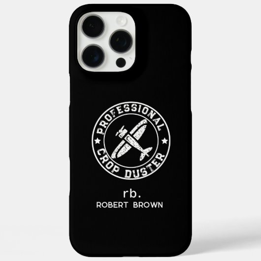 ヴィンテージ カスタム コープダスター 白文字 Case-Mate iPhoneケース (裏面)