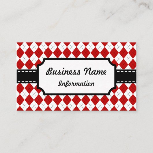 ヴィンテージ カスタム ビジネス カード (正面)