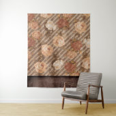 ヴィンテージ カッパー スパイス ローズ | ラスティック フォト バックドロップ タペストリー (インサイチュ)