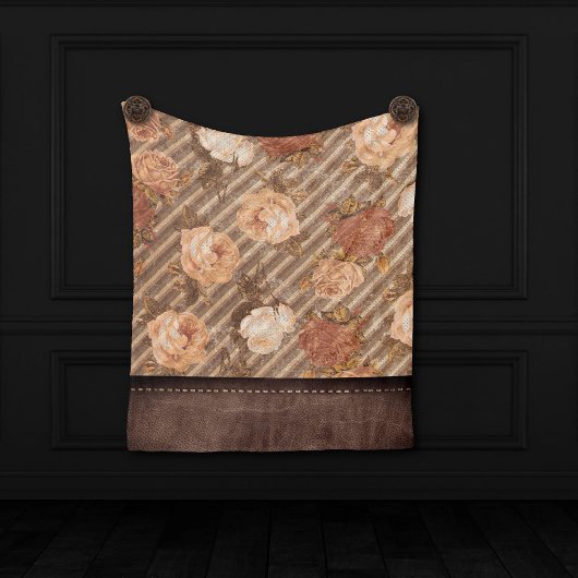ヴィンテージ カッパー スパイス ローズ | ラスティック フォト バックドロップ タペストリー