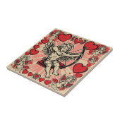 ヴィンテージ カップル ラブ タイル (側面)