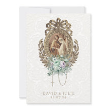 ヴィンテージ カトリック教会 ウェディング ミント ラベンダー