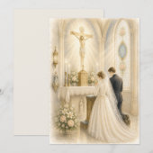 ヴィンテージ カトリック 結婚式 �祭壇 マリア崇敬 (正面/裏面)
