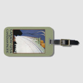ヴィンテージ・カナダ巡航路旅行 ラゲッジタグ (正面横)