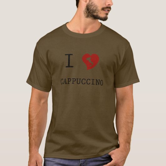 ヴィンテージ カプチーノ大好き Tシャツ (正面)