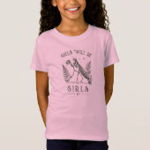 ヴィンテージ・カマキリ Funny Girls Will Be Girls Tシャツ (正面)