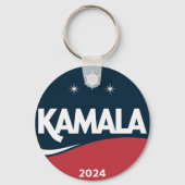ヴィンテージ カマラ・ハリス 2024 大統領選挙 キーホルダー (正面)