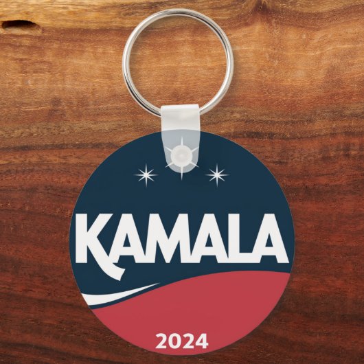 ヴィンテージ カマラ・ハリス 2024 大統領選挙 キーホルダー (正面)