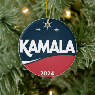 ヴィンテージ カマラ・ハリス 2024 大統領選挙 セラミックオーナメント