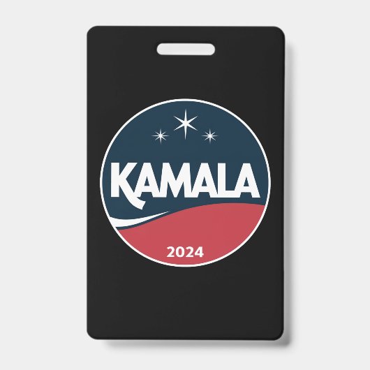 ヴィンテージ カマラ・ハリス 2024 大統領選挙 バッジ (正面)