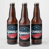 ヴィンテージ カマラ・ハリス 2024 大統領選挙 ビールラベル (ボトル)