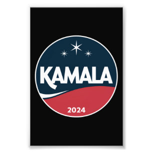 ヴィンテージ カマラ・ハリス 2024 大統領選挙 フォトプリント           