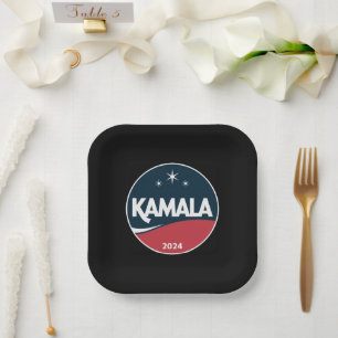 ヴィンテージ カマラ・ハリス 2024 大統領選挙 ペーパープレート