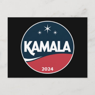 ヴィンテージ カマラ・ハリス 2024 大統領選挙 ポストカード