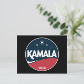 ヴィンテージ カマラ・ハリス 2024 大統領選挙 ポストカード (スタンド正面)