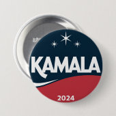 ヴィンテージ カマラ・ハリス 2024 大統領選挙 缶バッジ (正面&裏面)