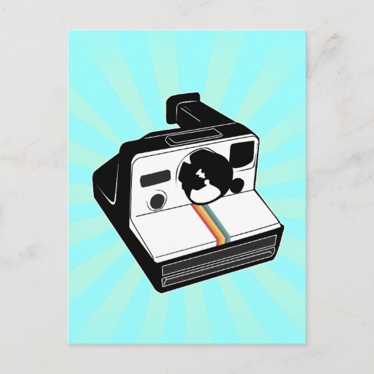 ヴィンテージ カメラ ポストカード (正面)