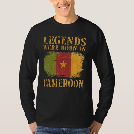 ヴィンテージ カメルーン国旗 カメルーン Tシャツ (正面)