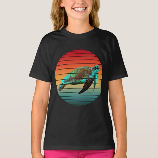 ヴィンテージ カメ Tシャツ (正面)