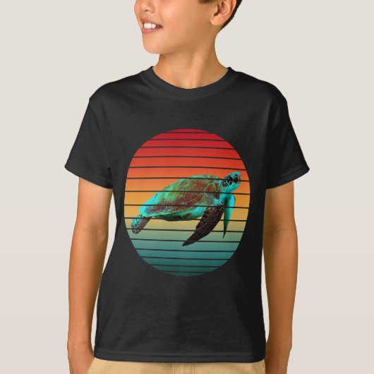 ヴィンテージ カメ Tシャツ (正面)