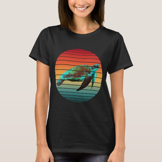 ヴィンテージ カメ Tシャツ (正面)