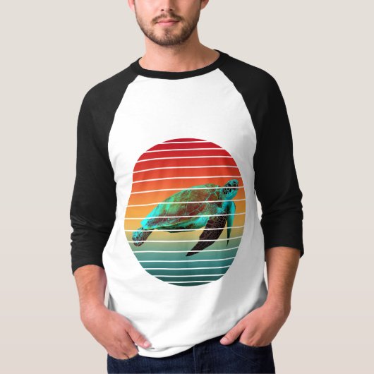 ヴィンテージ カメ Tシャツ (正面)