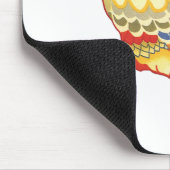 ヴィンテージ カラフルな納屋の鶏 マウスパッド (コーナー)