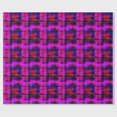 ヴィンテージ:カラフル抽象芸術背景 ラッピングペーパー (フラット)