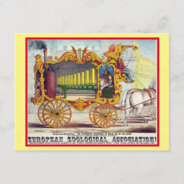 ヴィンテージ・カリオペ・サーカスのポスター・ファーザーズ・デイ ポストカード