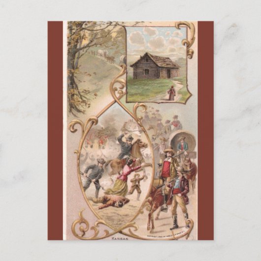 ヴィンテージ カンザス ポストカード (正面)