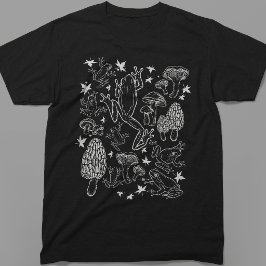 ヴィンテージ カントリコア カエル きのこ ウィッチー ゴス Tシャツ