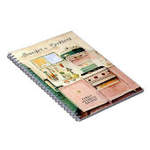 ヴィンテージ カントリー キッチン レシピブック ノートブック (右側)