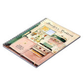 ヴィンテージ カントリー キッチン レシピブック ノートブック (左側)