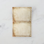 ヴィンテージ カントリー ファーム ラスティック サンクス サンキューカード (内部)