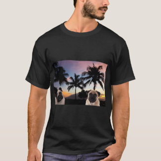ヴィンテージ カントリー ラガード スカイ パグ 犬 ギフト Tシャツ